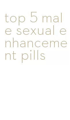 top 5 male sexual enhancement pills