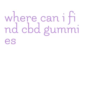 where can i find cbd gummies